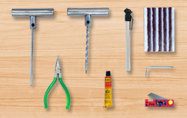 Tubeless Tyre Repair Toolkit